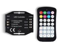 Контроллер для светодиодных лент RGB с радио пультом 2.4G 24A 12V 288W 24V 576W Ambrella light GS GS11351