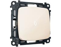 Комплект механизма 1-клавишного выключателя с самовозвратом с подсветкой 5600K Ambrella Volt MO MO302055