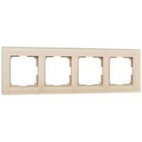 Рамка на 4 поста шампань Werkel Favorit W0041111 4690389159978 a050794 Рамка на 4 поста шампань Werkel Favorit W0041111 4690389159978 a050794