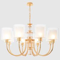 Люстра подвесная Crystal Lux ELENA SP8 GOLD