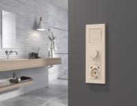 Комплект механизма терморегулятора с датчиком для теплого пола с подсветкой 16A-250V Ambrella Volt Alfa MA325710