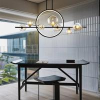 Люстра на штанге светодиодная Imperiumloft Iona-L-Halo01 167515-26