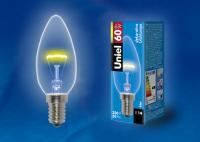 Лампа накаливания Uniel IL-C35-CL-60/E14