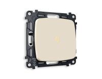 Комплект механизма 1-клавишного выключателя с подсветкой 3200K Ambrella Volt OMEGA MO322010