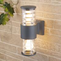 Уличный настенный светильник Elektrostandard 1407 TECHNO серый a032621