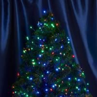 Светодиодная гирлянда Feron CL10 линейная 20м + 3м 230V мультиколор, c питанием от сети, зеленый шнур