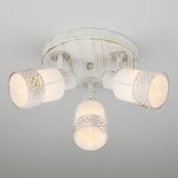 Спот Eurosvet Silvia 20026/3 белый с золотом 00000071467