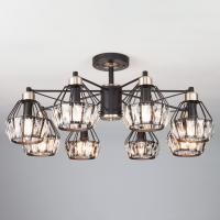 Потолочная люстра Eurosvet Lord 70075/8 черный 00000083339