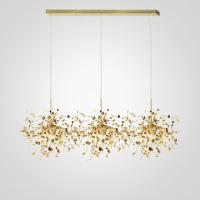 Люстра подвесная Imperiumloft Tezani Argent Suspension Linear Gold 3 L110 40.2060-3 177957-22