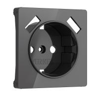 Накладка для розетки USB Werkel графит W1179544