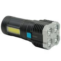 Фонарь ручной с аккумулятором USB светодиодный Feron TH2409 48789