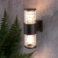 Уличный настенный светильник Elektrostandard 1407 TECHNO черный a032609