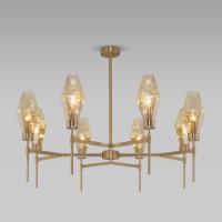 Люстра на штанге Eurosvet Prism 60143/8 латунь