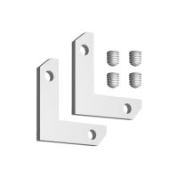 Коннектор L-образный угловой горизонтальный для арт.135325-135328 (2 шт. в комплекте) Novotech FLUM 135330