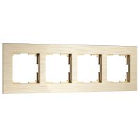 Рамка на 4 поста Werkel AluMax шампань W0043511 a066336