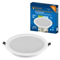 Светильник встраиваемый светодиодный Volpe ULM-Q237 18W/4000K WHITE 013163