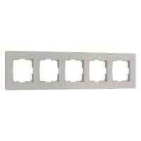 Рамка на 5 постов Werkel Senso дымчатый soft-touch W0053117
