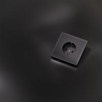 Накладка для розетки с заземлением Voltum S70 METAL (антрацит) VLSM000612