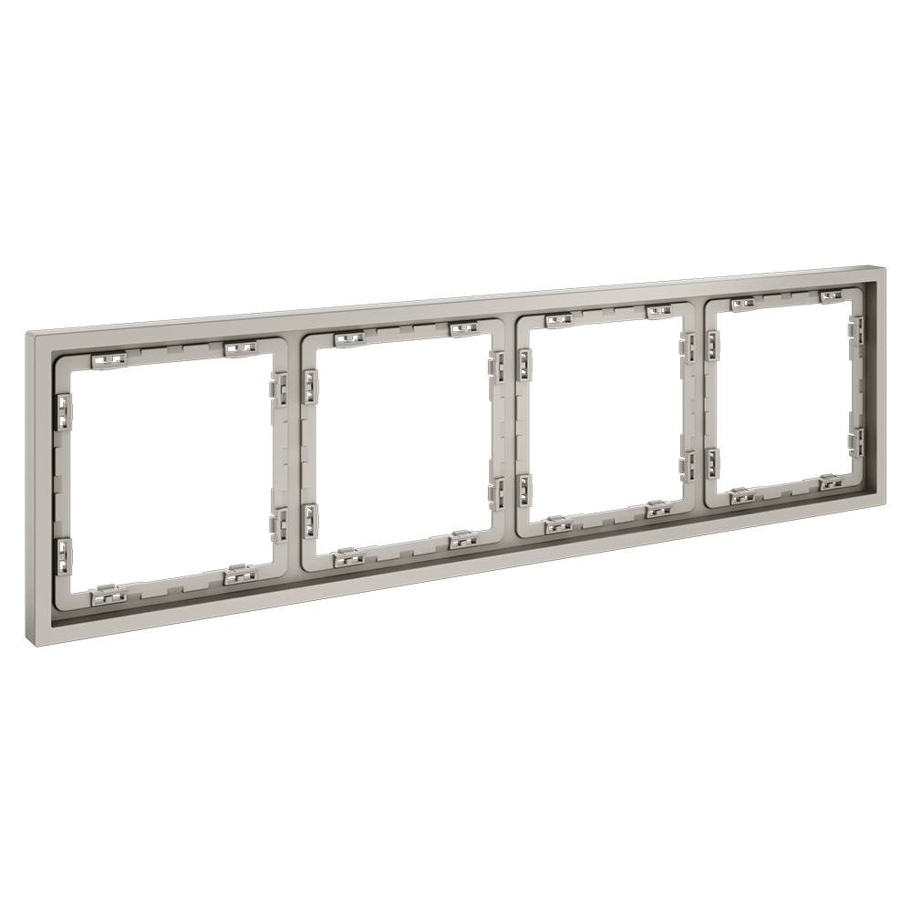 Рамка пластиковая VOLTUM S70 на 4 поста, (кашемир) VLS100403 Рамка пластиковая VOLTUM S70 на 4 поста, (кашемир) VLS100403