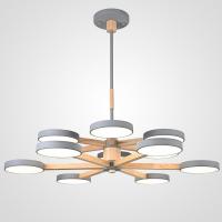 Люстра на штанге светодиодная Imperiumloft TURNA Gray 229089-26