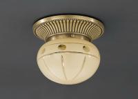 Светильник потолочный Reccagni Angelo Ветро Крема Классико PL 7703/1