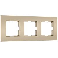 Рамка на 3 поста Werkel Slab (шампань софт) W0032911 a071625