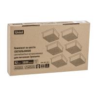 Светодиодная панель Uniel ULP-0808 42W/4000К IP40 GRILYATO WHITE KIT06