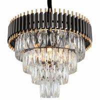 Люстра подвесная Imperiumloft Empire Black Chandelier Crystal D 54 40.2861 147700-22