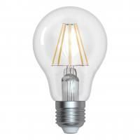Лампа светодиодная филаментная Uniel E27 15W 3000K прозрачная LED-A70-15W/3000K/E27/CL PLS02WH UL-00004868