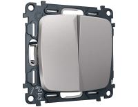 Комплект механизма 2-клавишного выключателя с самовозвратом Ambrella Volt MO MO503050