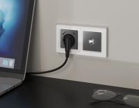 Комплект механизма TV розетки SAT 5-2400MHz 3.5dB Ambrella Volt Alfa MA663050 Комплект механизма TV розетки SAT 5-2400MHz 3.5dB Ambrella Volt Alfa MA663050