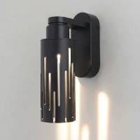 Уличный настенный светодиодный светильник Elektrostandard Streak (35197/W) 3000K черный a072054