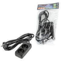 Сетевой фильтр Uniel S-CU2-3 BLACK (009976)