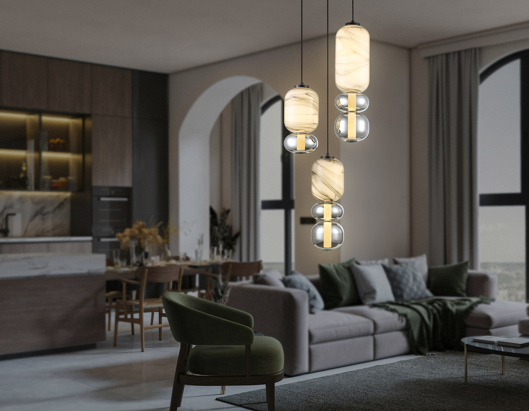 Светильник подвесной светодиодный Ambrella light High light LH11036 Светильник подвесной светодиодный Ambrella light High light LH11036