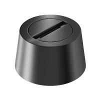 Чаша накладная для двойного вывода ленты черная Maytoni Parity TRA130CRDuo-B