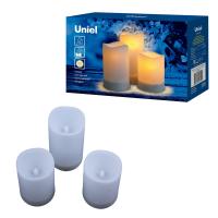 Светильник на солнечной батареи светодиодный Uniel USL-S-816/PT150 CANDLE SET3
