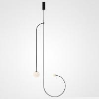 Светильник подвесной Imperiumloft LINES-02 черный матовый 140817-26