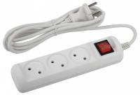 Удлинитель с выключателем ЭРА U-3s-1,5m-2x1 Б0044049