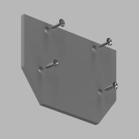 Заглушка для профиля Ledron АВД-4711-Z в натяжной потолок Заглушка для профиля Ledron АВД-4711-Z в натяжной потолок