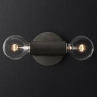 Бра Imperiumloft RH Utilitaire Inline Sconce Black 44.558 123278-22
