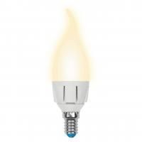 Лампа светодиодная диммируемая Uniel E14 7W 3000K матовая LED-CW37 7W/3000K/E14/FR/DIM PLP01WH UL-00004299 Лампа светодиодная диммируемая Uniel E14 7W 3000K матовая LED-CW37 7W/3000K/E14/FR/DIM PLP01WH UL-00004299