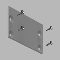 Заглушка для профиля Ledron 13172-Z Alum