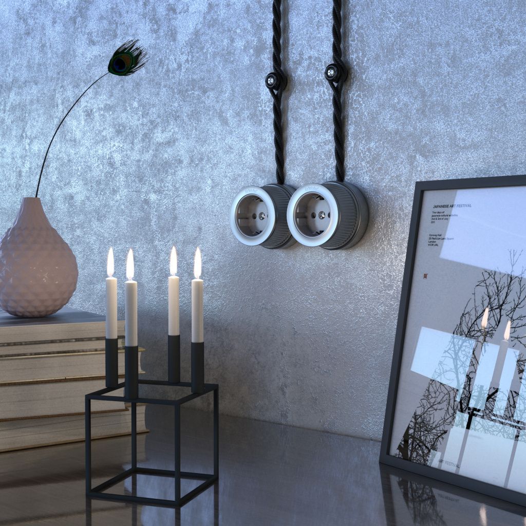 Розетка с заземлением Werkel WL19-10-01 a044922 Розетка с заземлением Werkel WL19-10-01 a044922