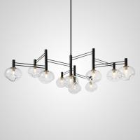 Люстра на штанге Imperiumloft TEMPER01 черный матовый 229048-26