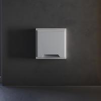 Накладка для розетки с заземлением, защитными шторками и крышкой Voltum S303 (серый) VLS000816