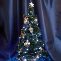 Светодиодная гирлянда линейная Роса 220V 5000К c питанием от сети Feron CL578 48620