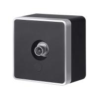 ТВ-розетка оконечная Werkel Gallant (черный с серебром) W5083034 a051158