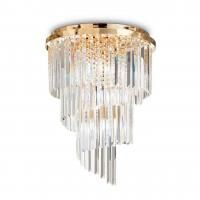 Потолочная люстра Ideal Lux Carlton PL12 Oro 213507