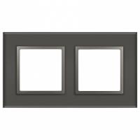 Рамка на 2 поста ЭРА Elegance 14-5102-16 Б0065835
