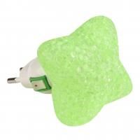 Настенный светодиодный светильник Uniel DTL-309-Звездочка/Green/1LED/0,1W 10335